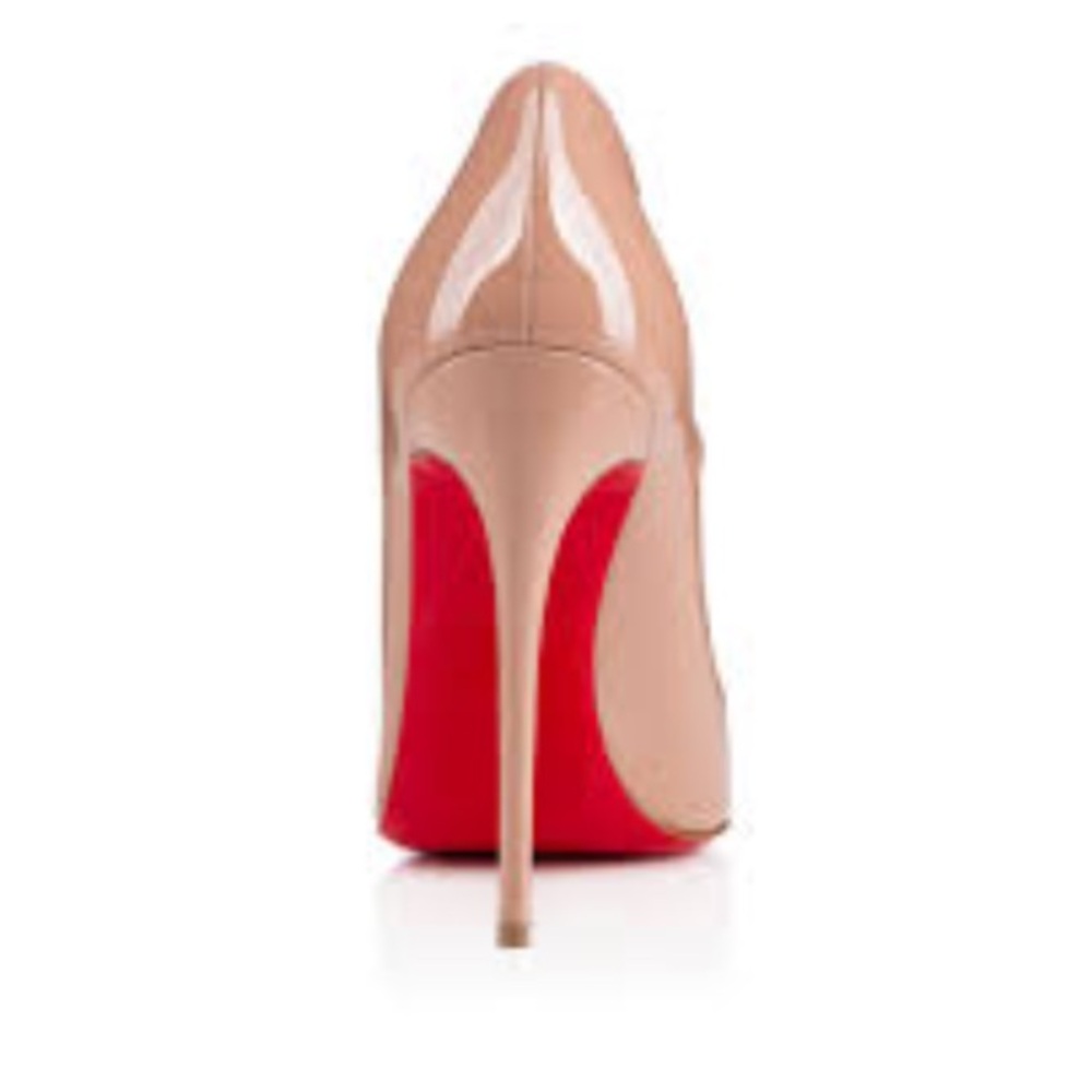 Christian Louboutin Nude and Red Heels